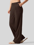 Women's Cotton Linen Wide-Leg Pants