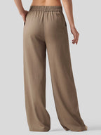 Women's Cotton Linen Wide-Leg Pants