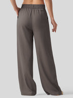 Women's Cotton Linen Wide-Leg Pants