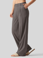 Women's Cotton Linen Wide-Leg Pants