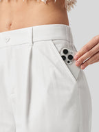 Women's Cotton Linen Wide-Leg Pants