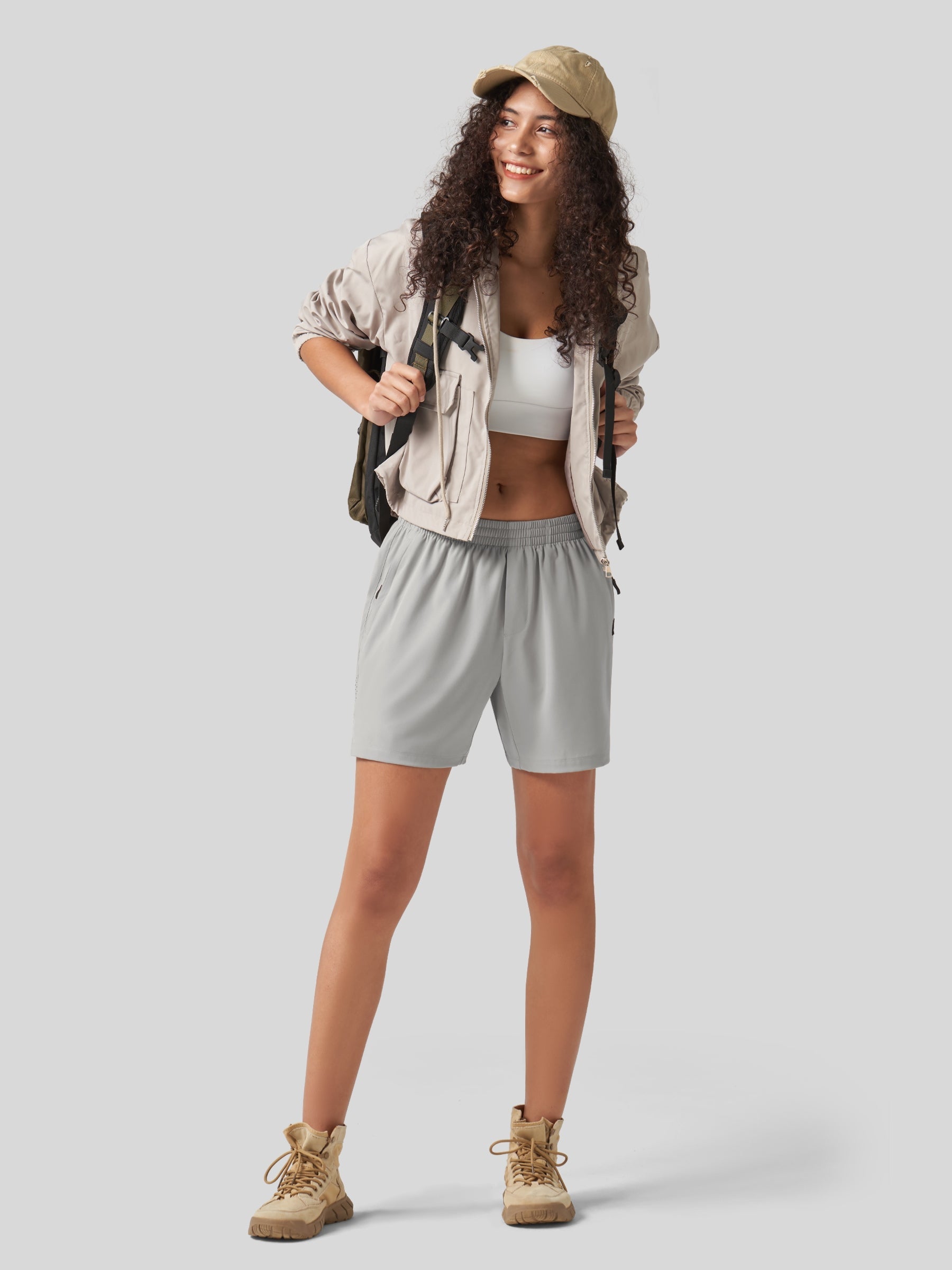 Women's Mid-Rise Running Shorts 5 Inch