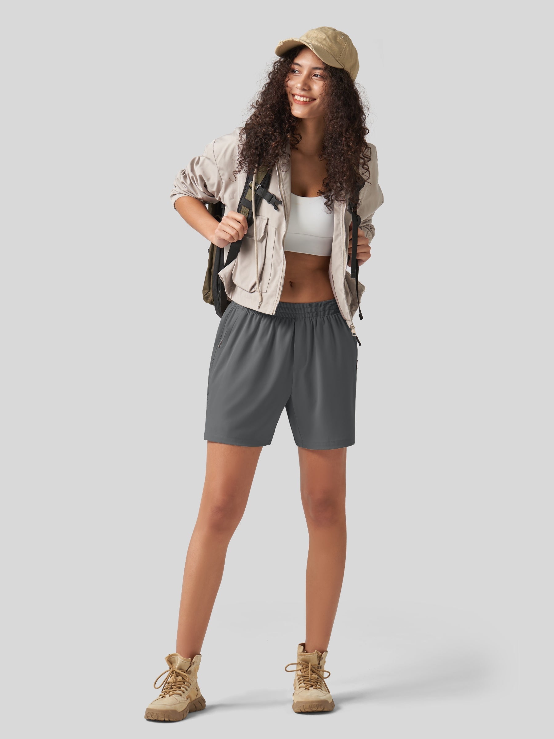 Women's Mid-Rise Running Shorts 5 Inch