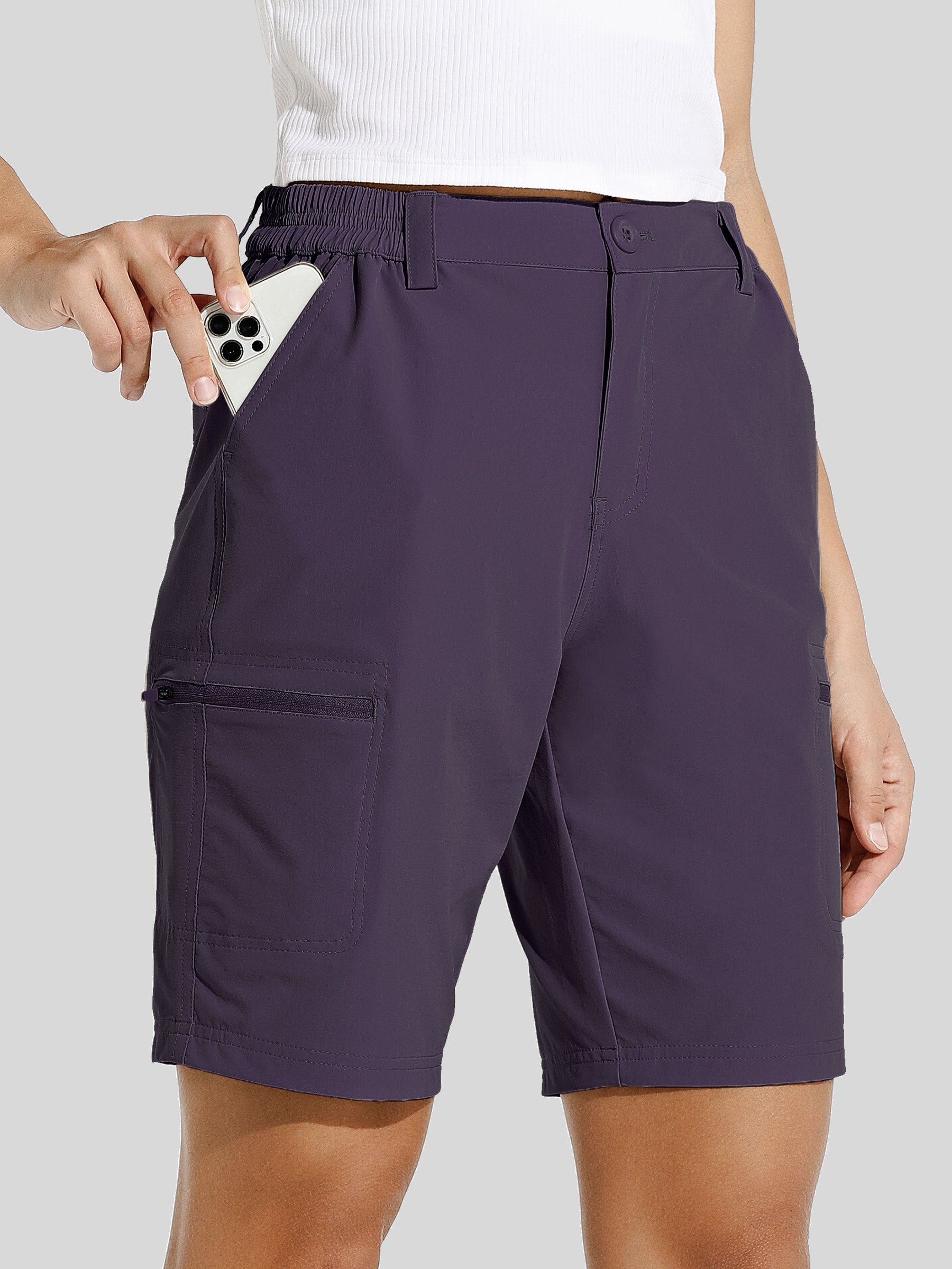Women's Outdoor Cargo Shorts 10 Inseam