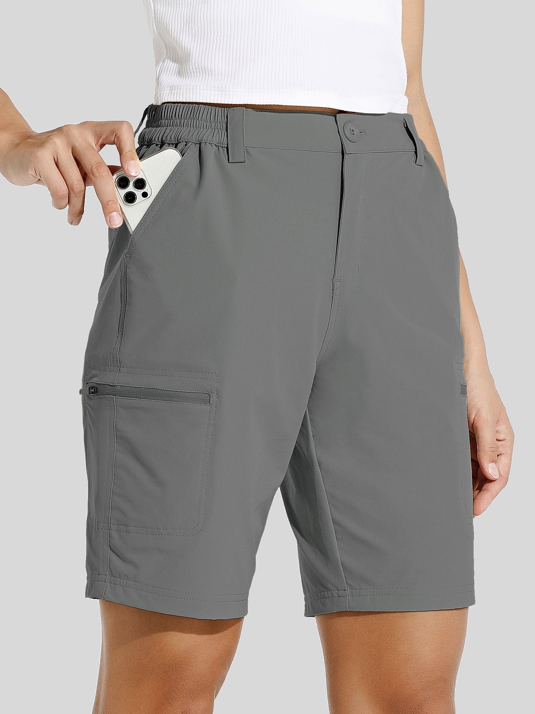 Women's Outdoor Cargo Shorts 10 Inseam