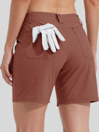 Women's Outdoor Golf Shorts Water-Resistant 7 Inch