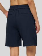 Women's Cotton Linen Bermuda Shorts