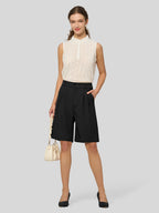 Women's Pleated Work Shorts