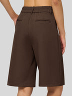Women's Pleated Work Shorts