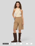 Women's Pleated Work Shorts