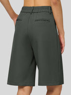 Women's Pleated Work Shorts