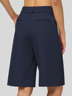 Women's Pleated Work Shorts