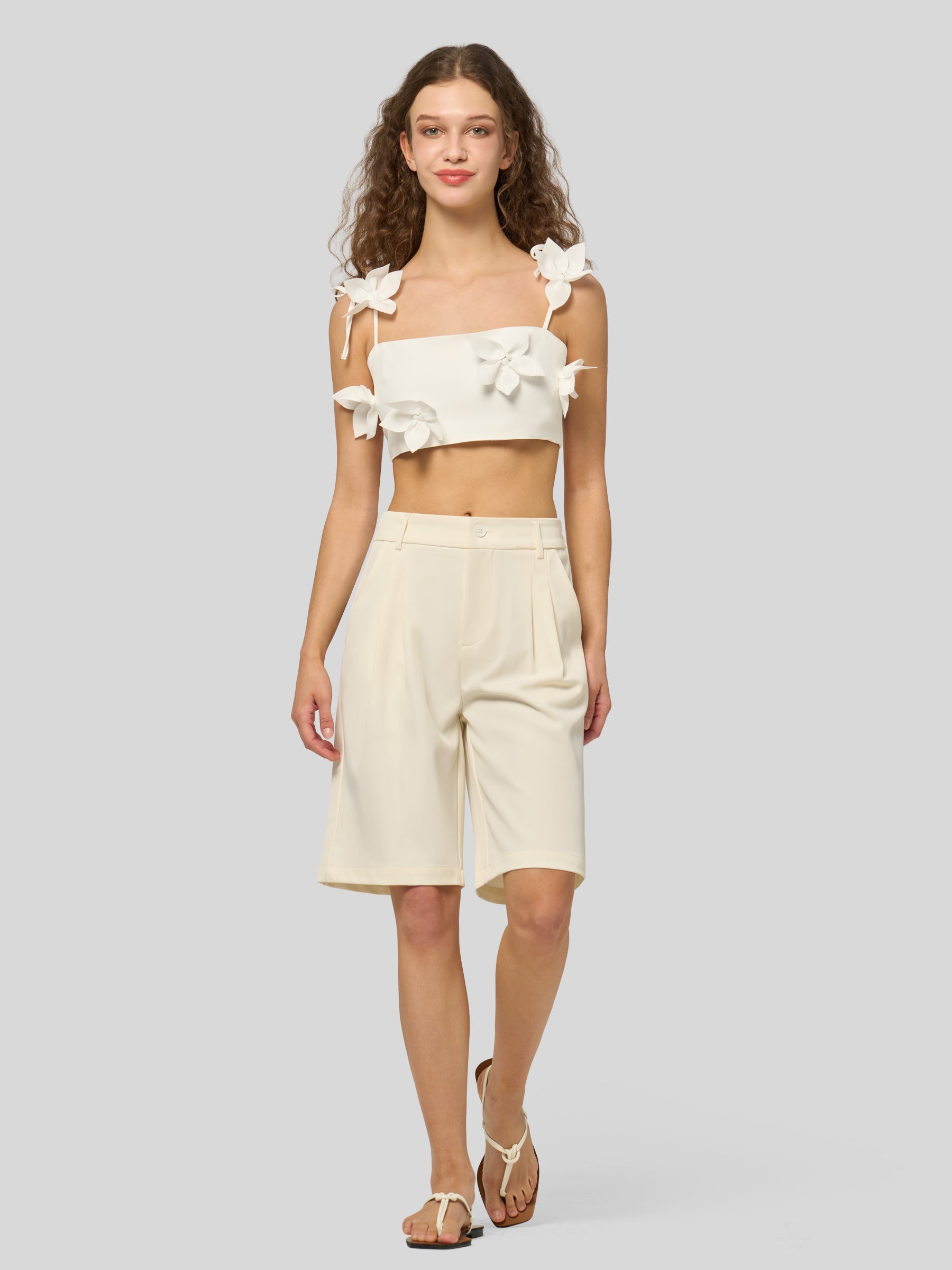 Women's Pleated Work Shorts