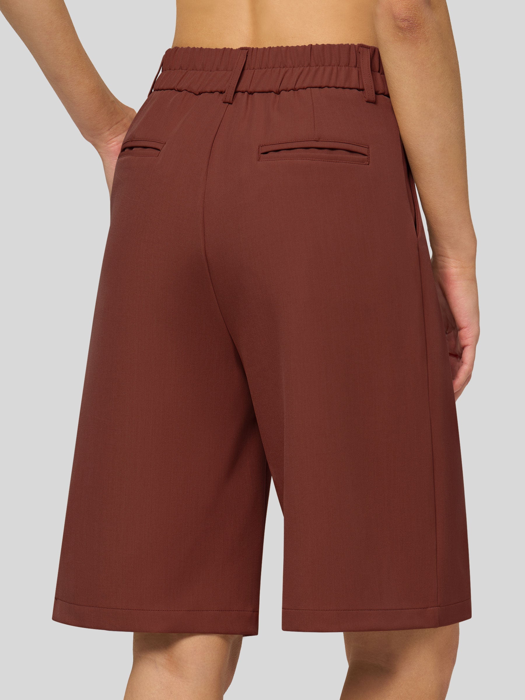 Women's Pleated Work Shorts
