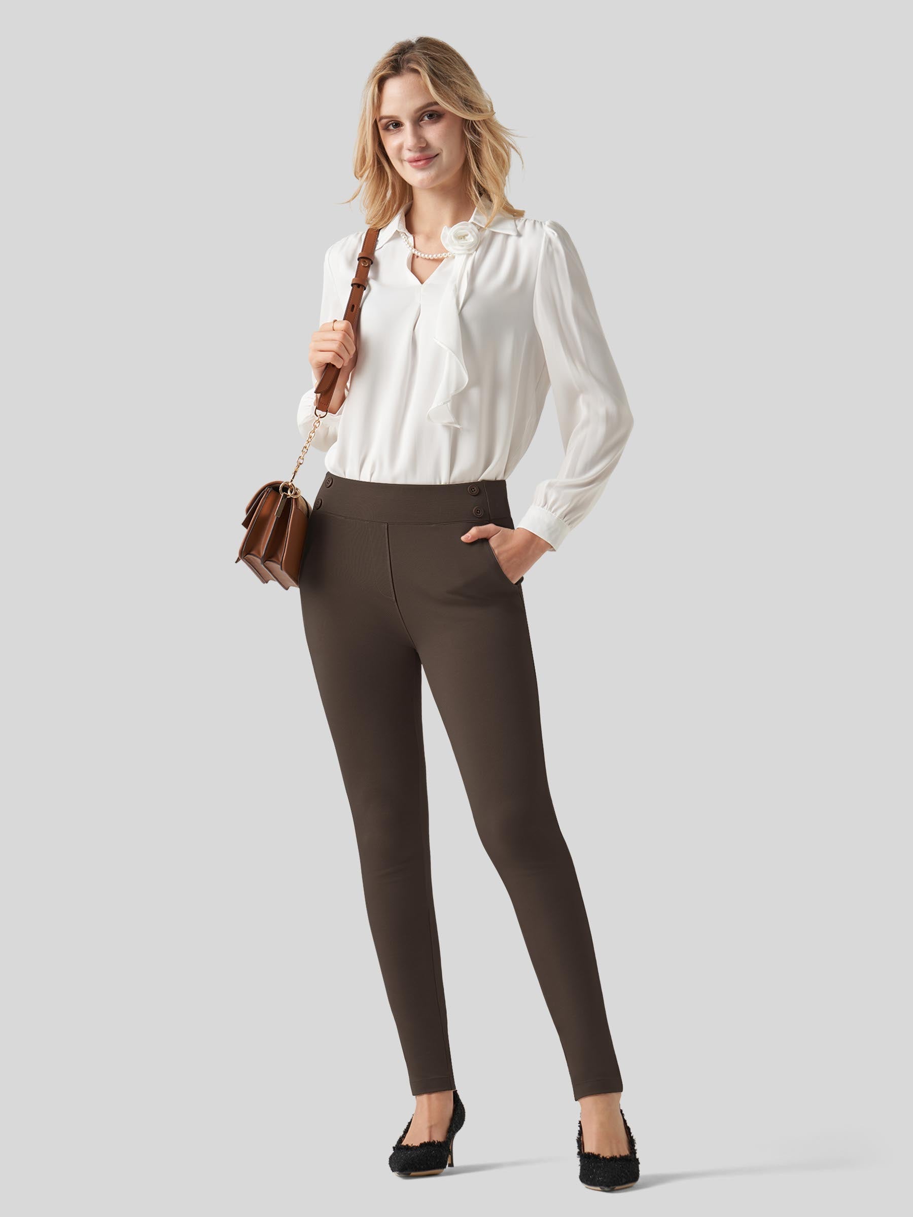 Women's Skinny Work Slacks