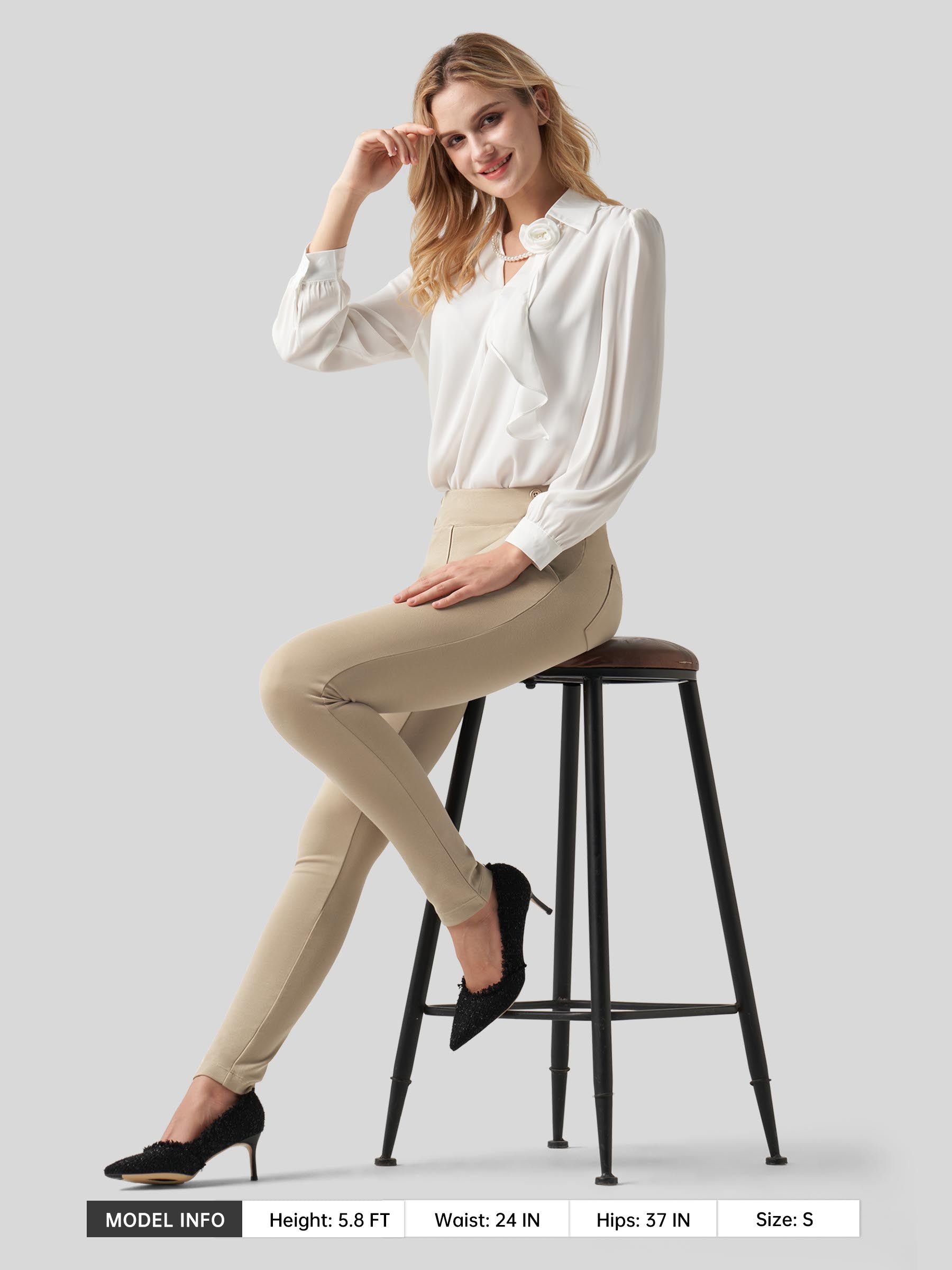 Women's Skinny Work Slacks