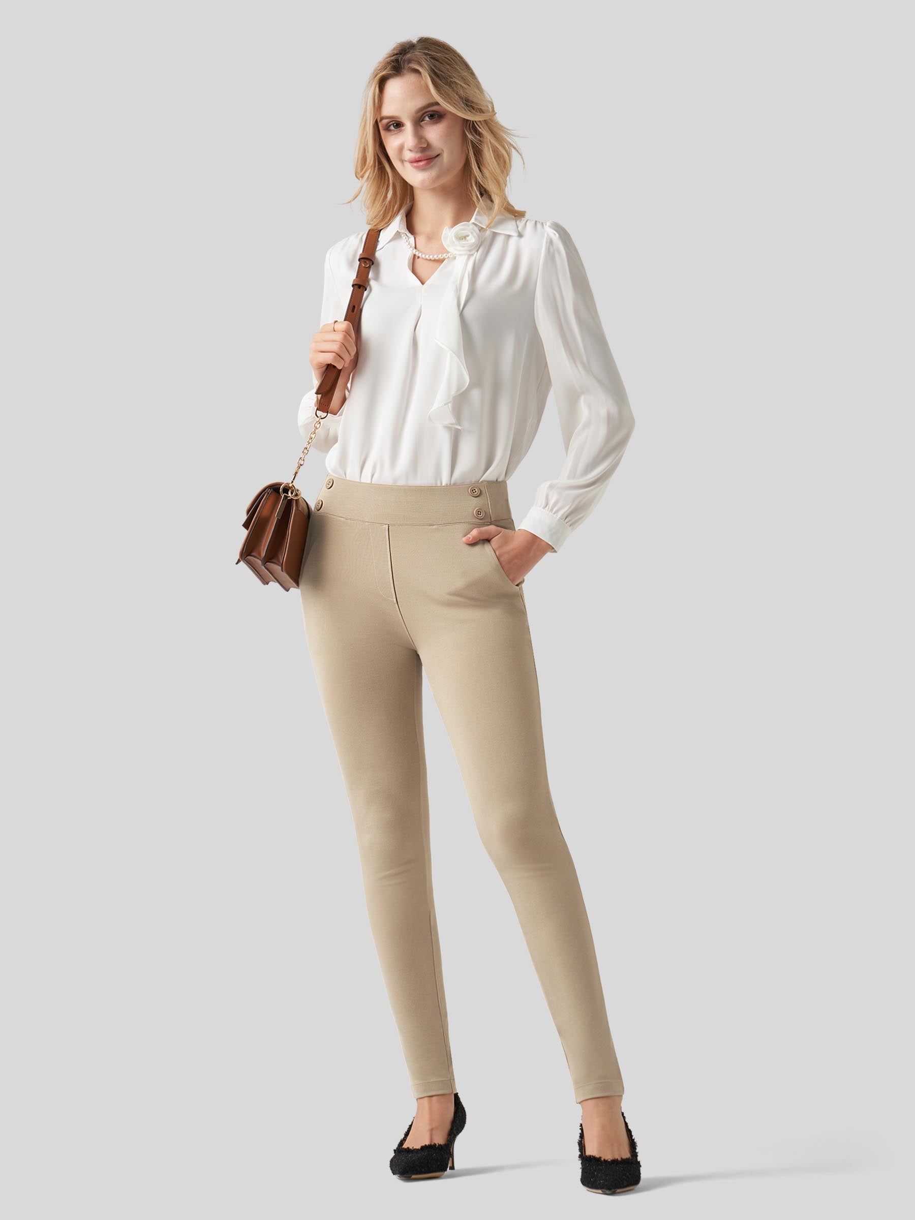 Women's Skinny Work Slacks