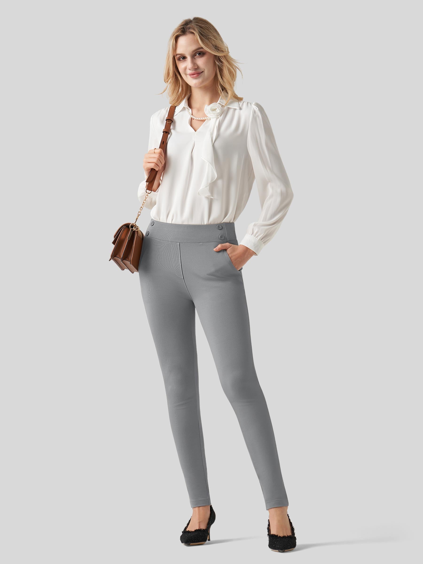 Women's Skinny Work Slacks