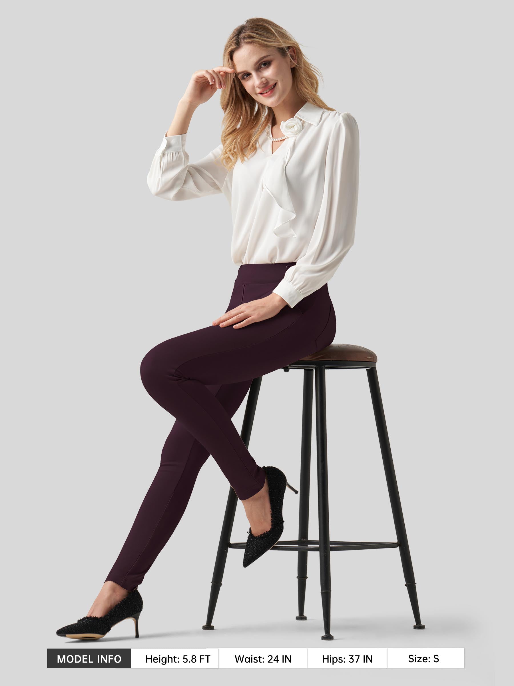Women's Skinny Work Slacks