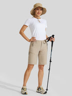 Women's Slim Leg Golf Shorts 10 Inch