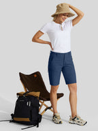 Women's Slim Leg Golf Shorts 10 Inch