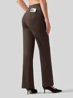 Women's Smooth Wide Leg Yoga Dress Pants