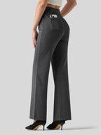 Women's Smooth Wide Leg Yoga Dress Pants