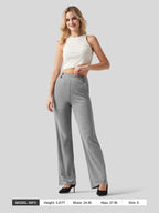 Women's Smooth Wide Leg Yoga Dress Pants
