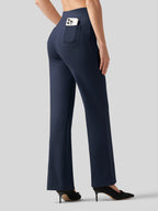 Women's Smooth Wide Leg Yoga Dress Pants