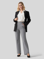 Women's Smooth Wide Leg Yoga Dress Pants