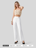 Women's Smooth Wide Leg Yoga Dress Pants