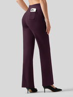 Women's Smooth Wide Leg Yoga Dress Pants