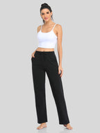 Women's Straight-Leg Cotton Sweatpants