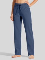 Women's Straight-Leg Cotton Sweatpants