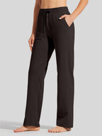 Women's Straight-Leg Cotton Sweatpants