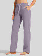 Women's Straight-Leg Cotton Sweatpants