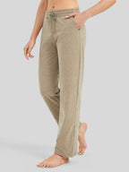 Women's Straight-Leg Cotton Sweatpants