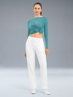 Women's Straight-Leg Cotton Sweatpants