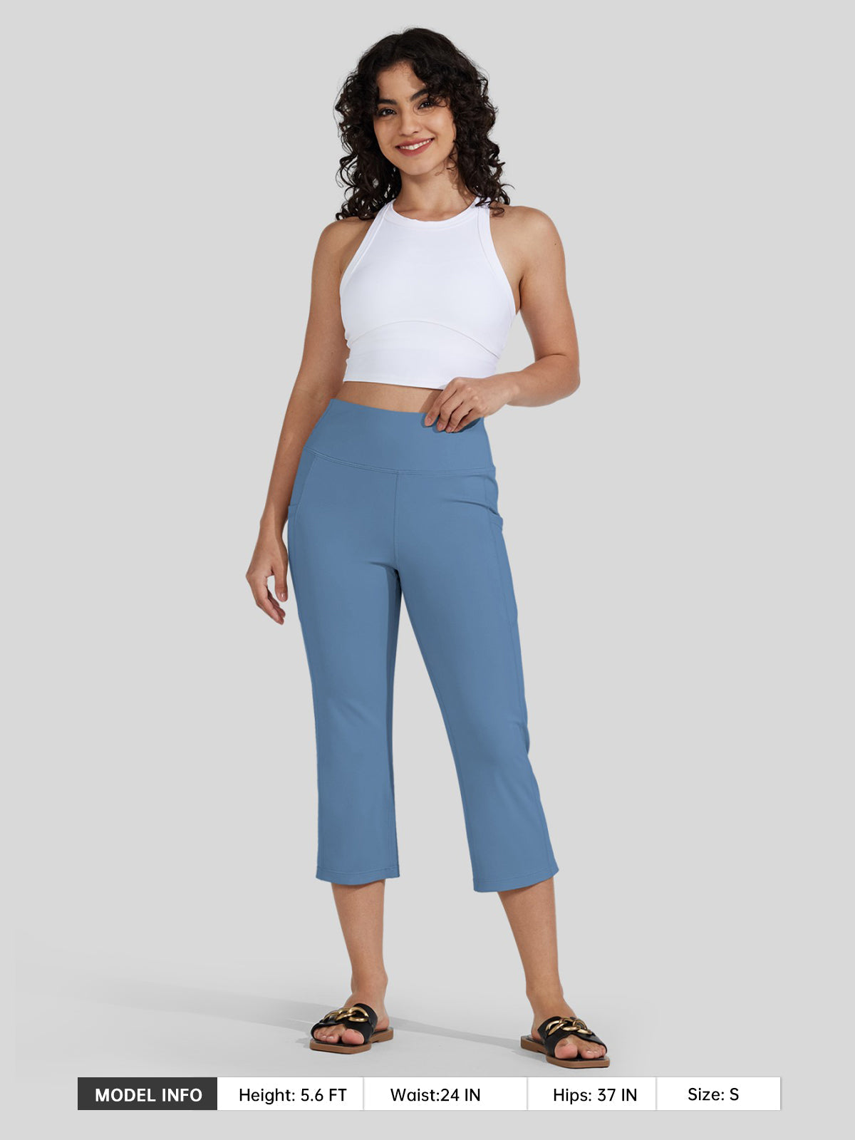 Women's Straight Leg Capris Pants