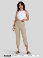 Women's Straight Leg Capris Pants