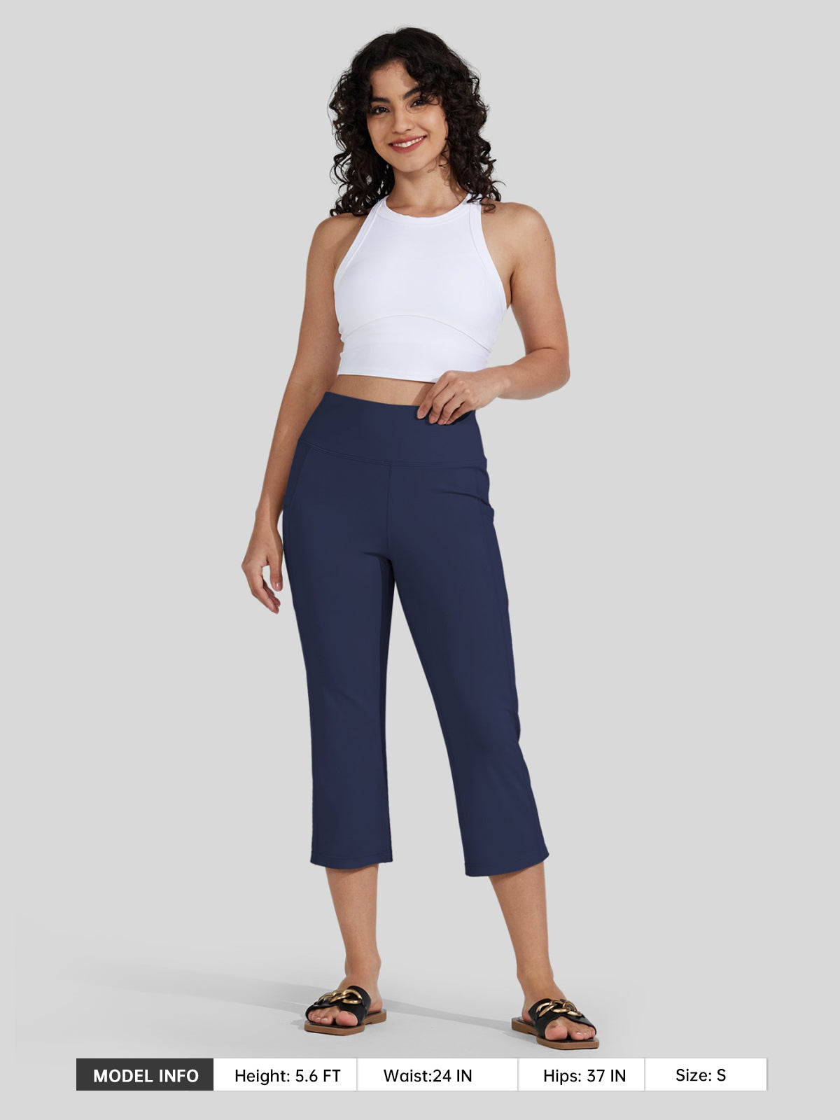 Women's Straight Leg Capris Pants