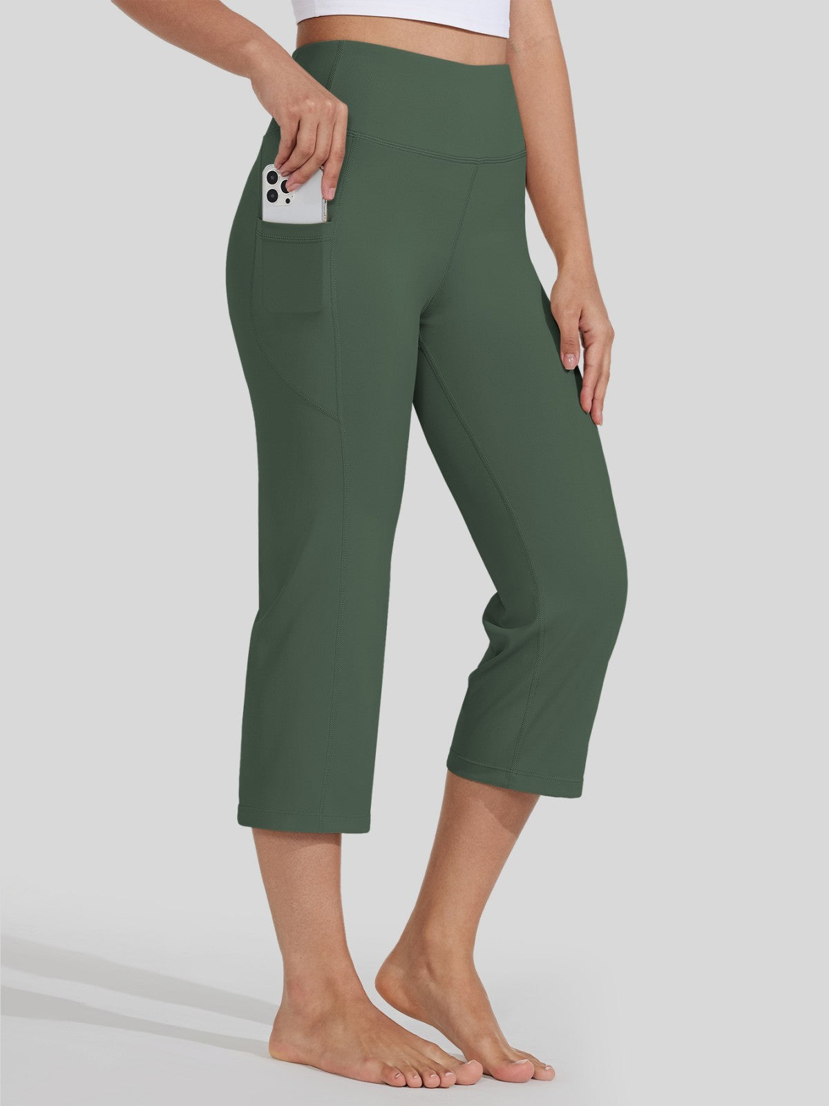 Women's Straight Leg Capris Pants