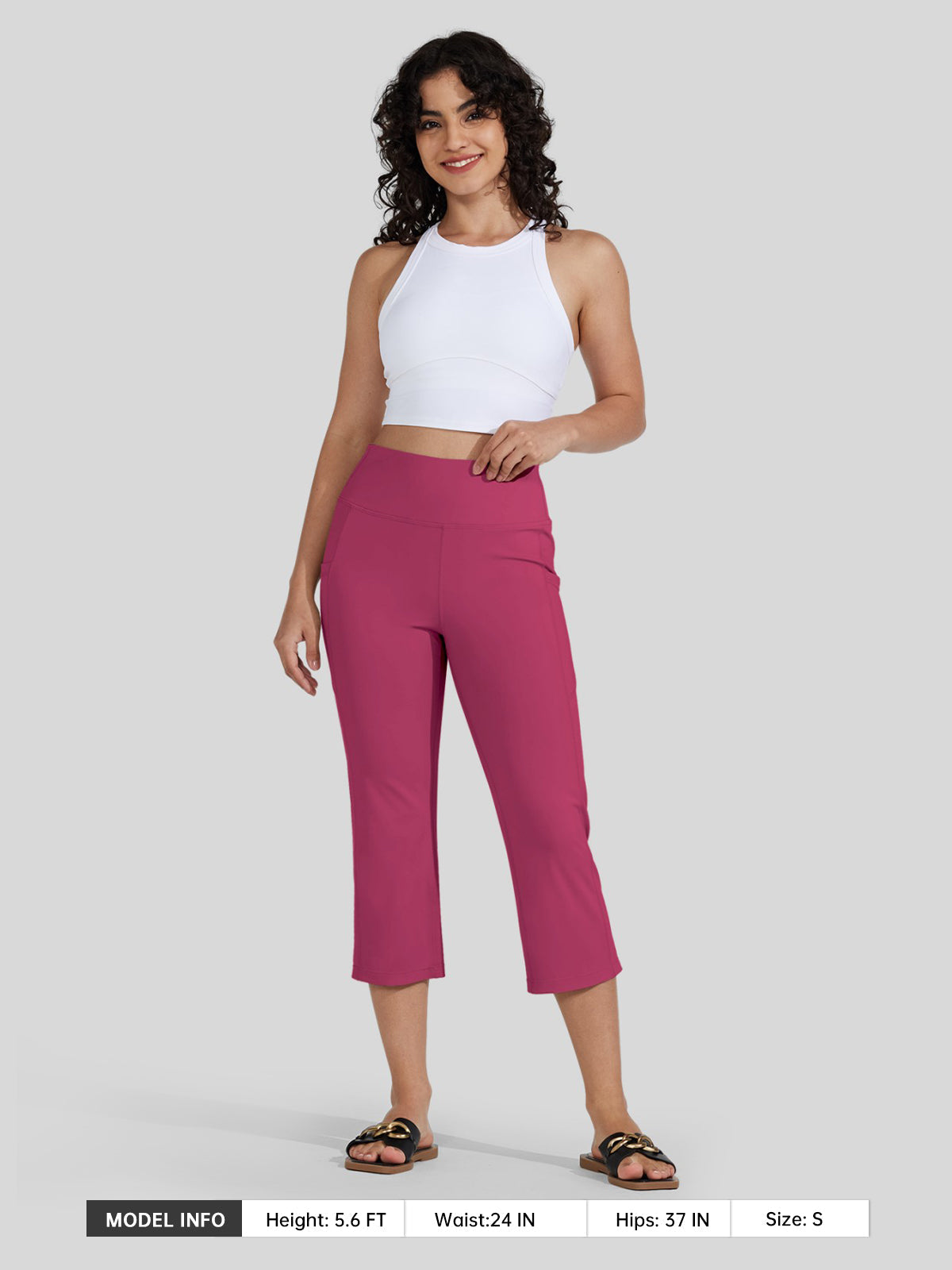 Women's Straight Leg Capris Pants