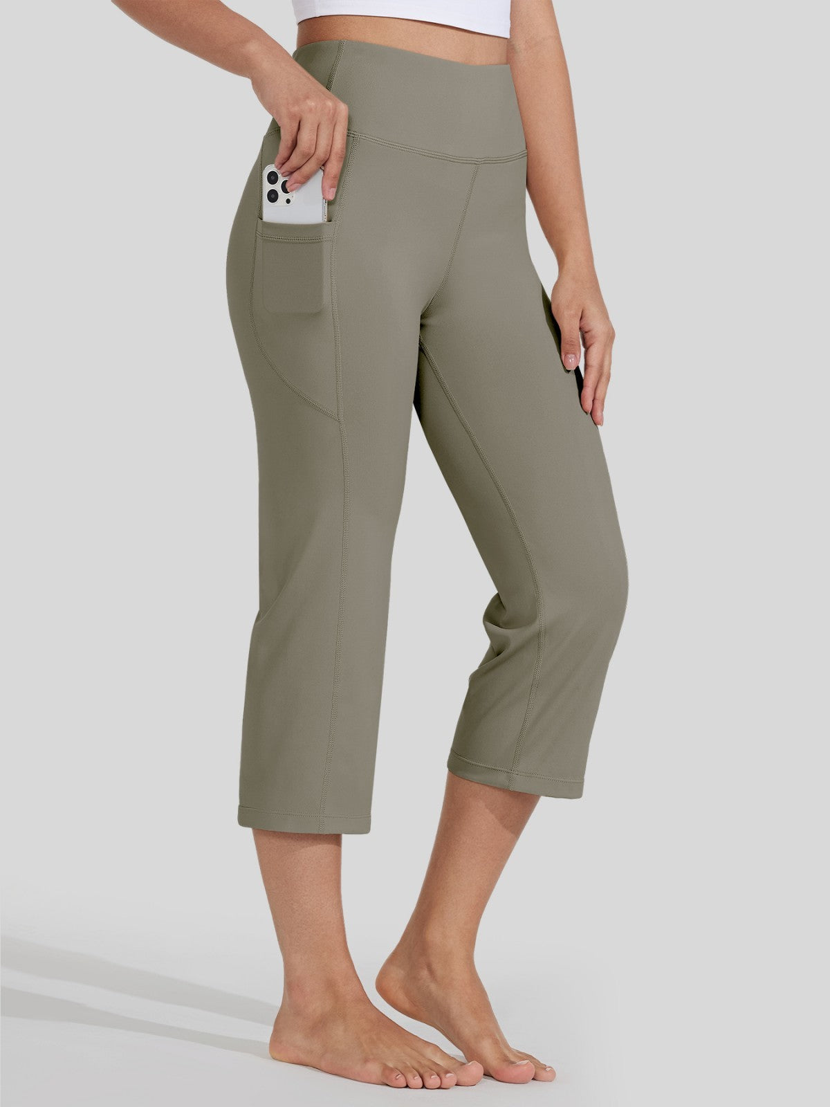 Women's Straight Leg Capris Pants