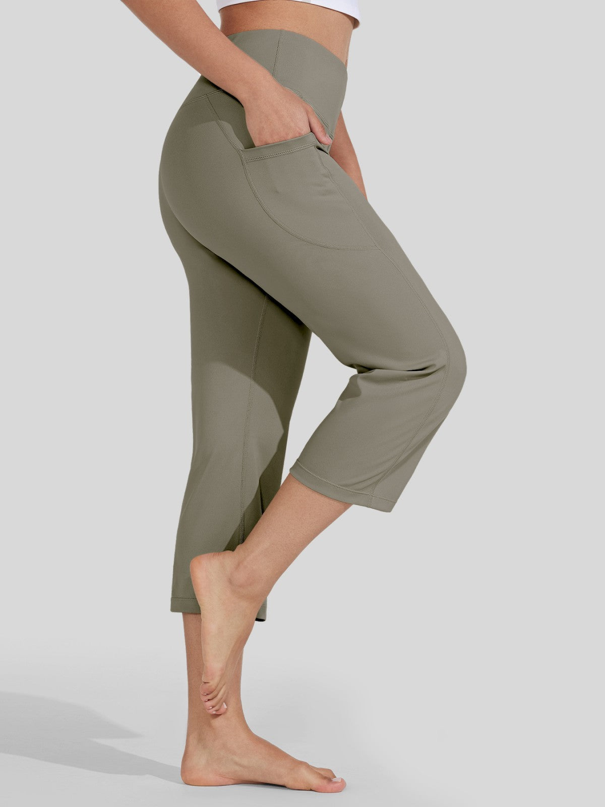 Women's Straight Leg Capris Pants