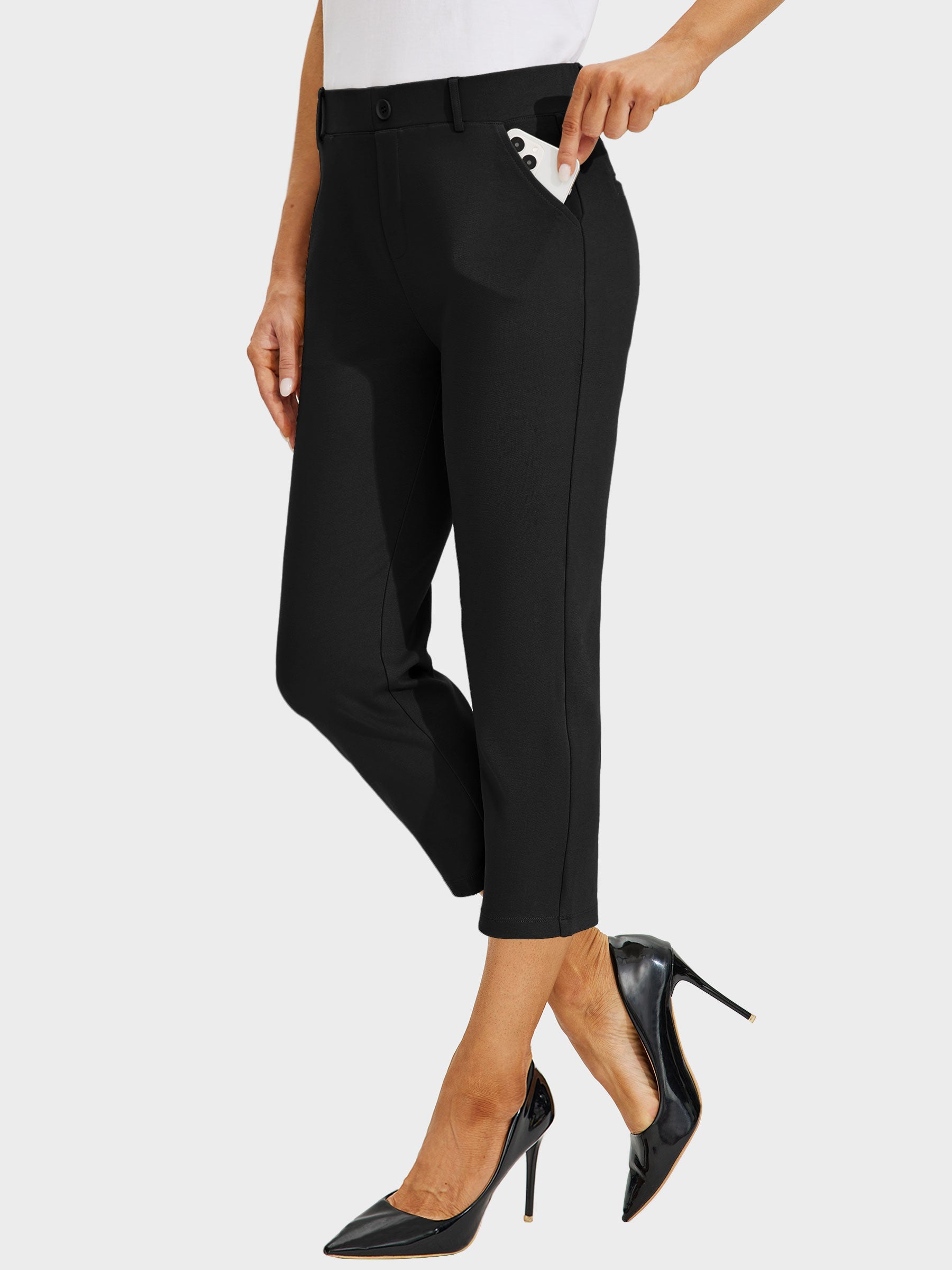 Women's Stretch Yoga Dress Capri Pants