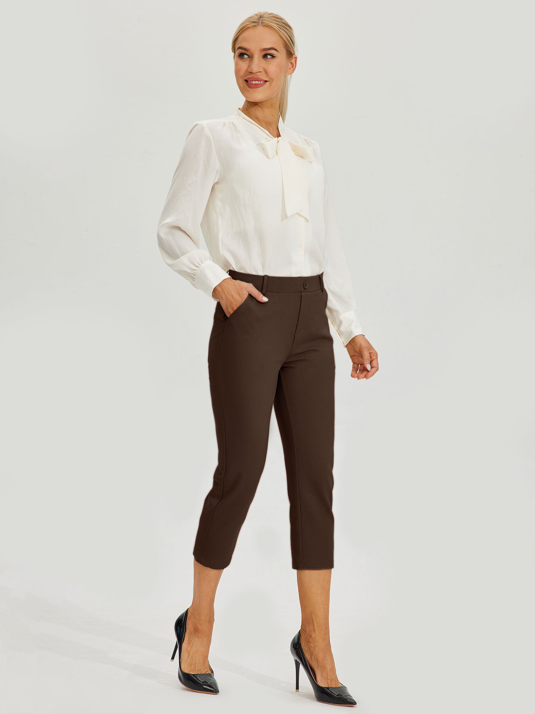 Women's Stretch Yoga Dress Capri Pants
