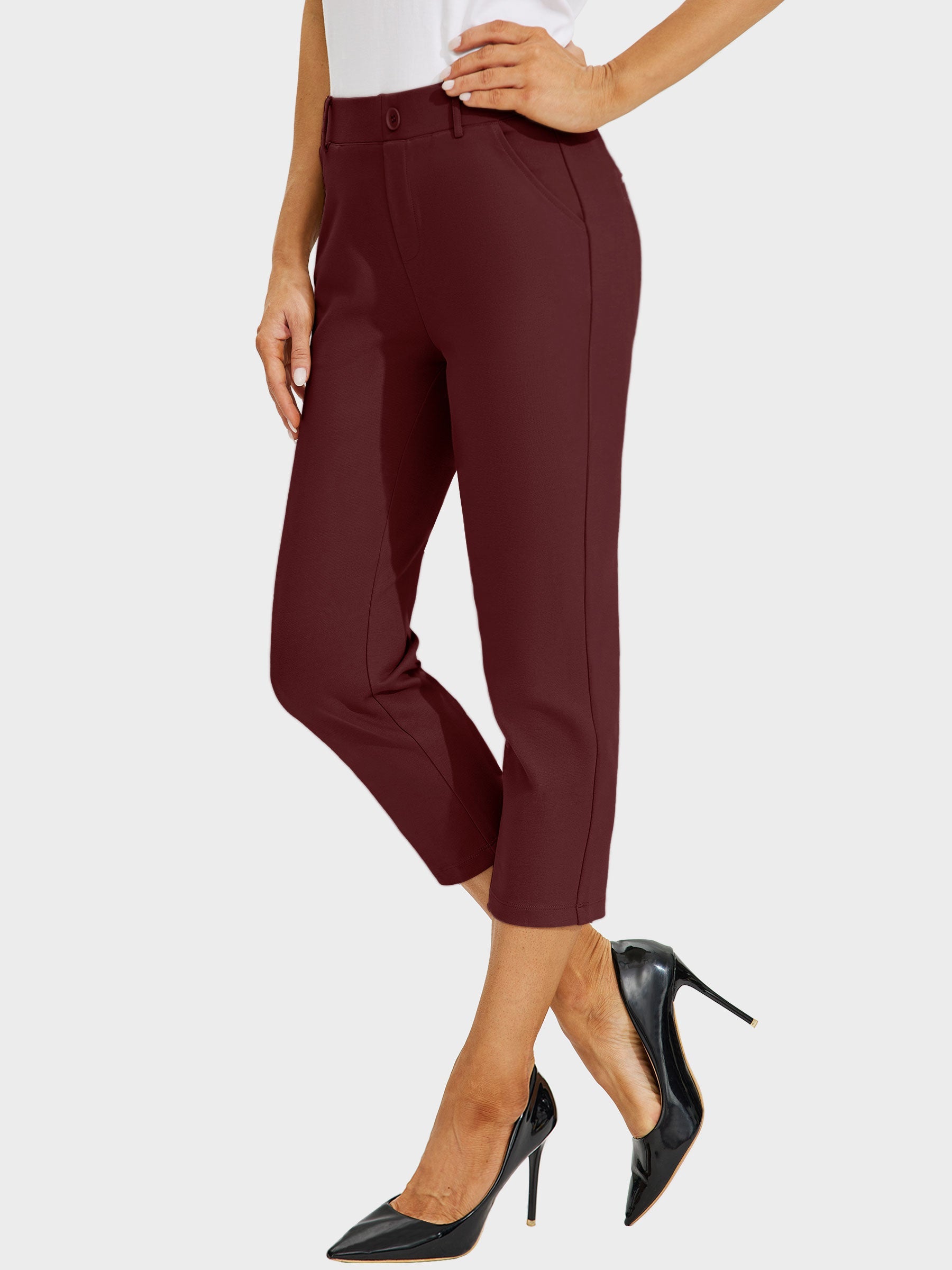 Women's Stretch Yoga Dress Capri Pants