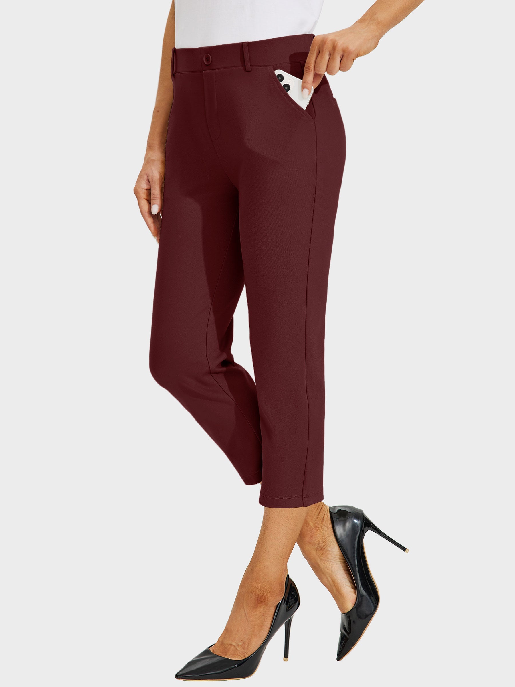 Women's Stretch Yoga Dress Capri Pants