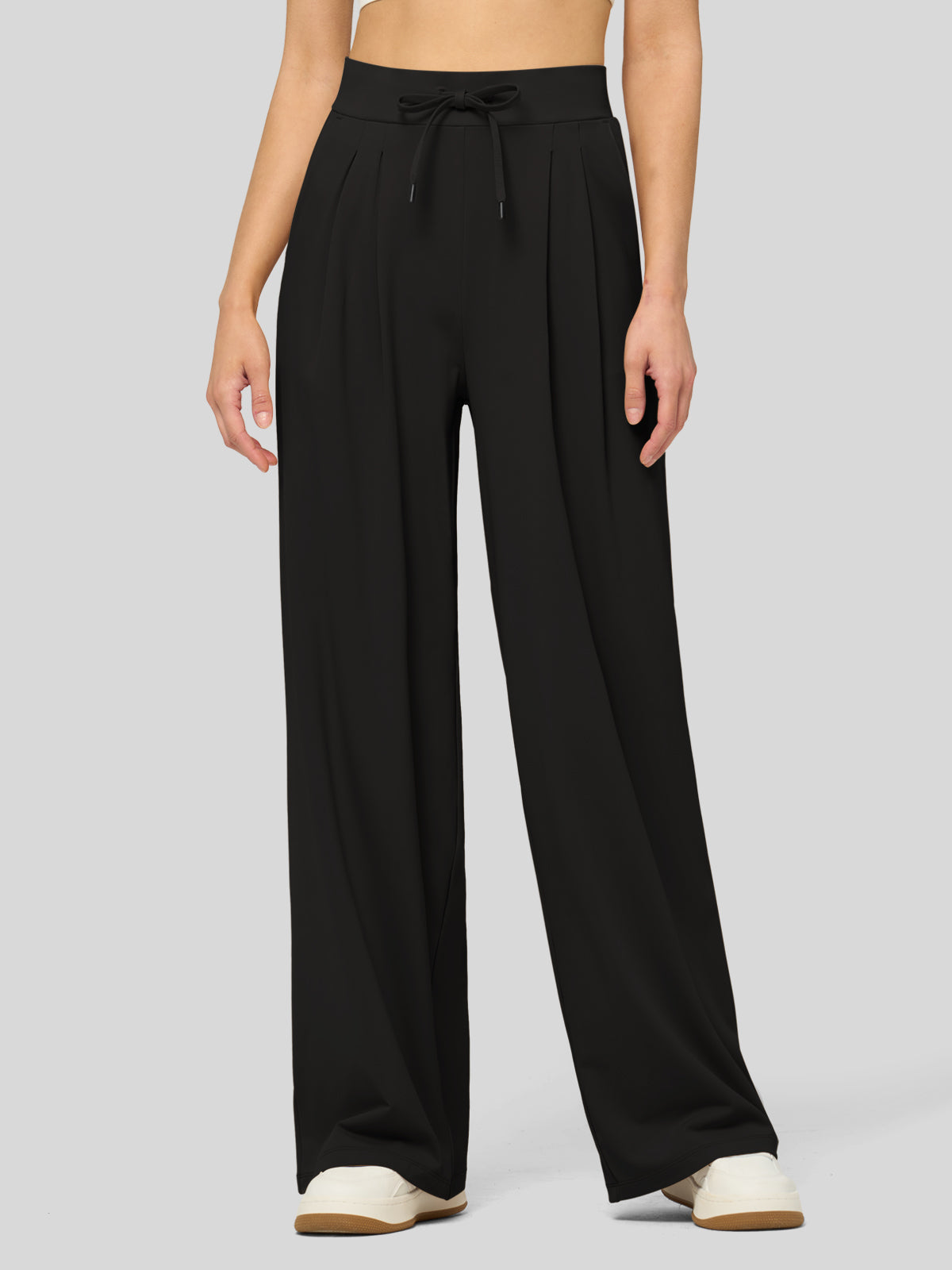 Women's Stretchy Wide Leg Slacks